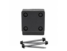 Black Rubber Sliding Door Stops